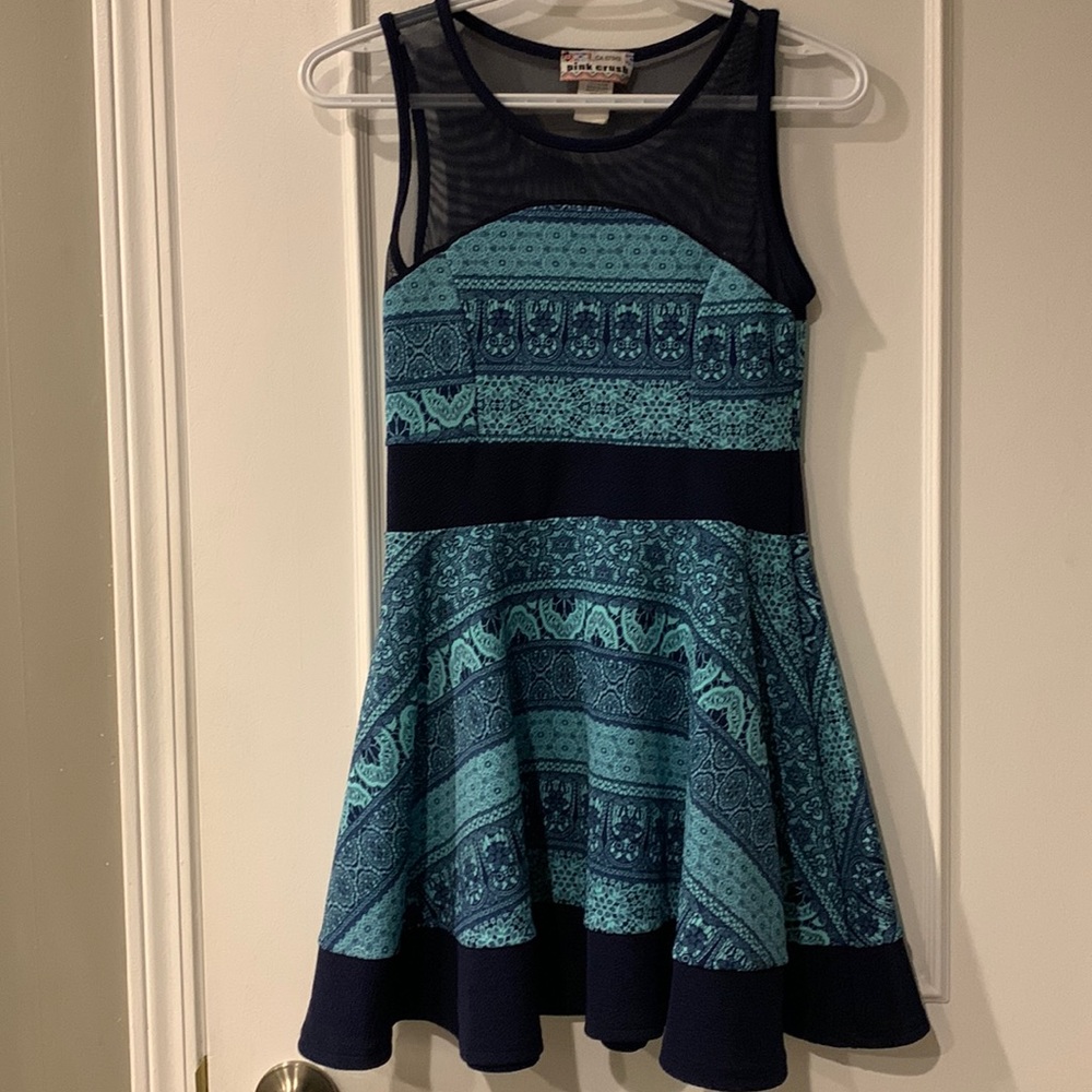 Girls blue dress
